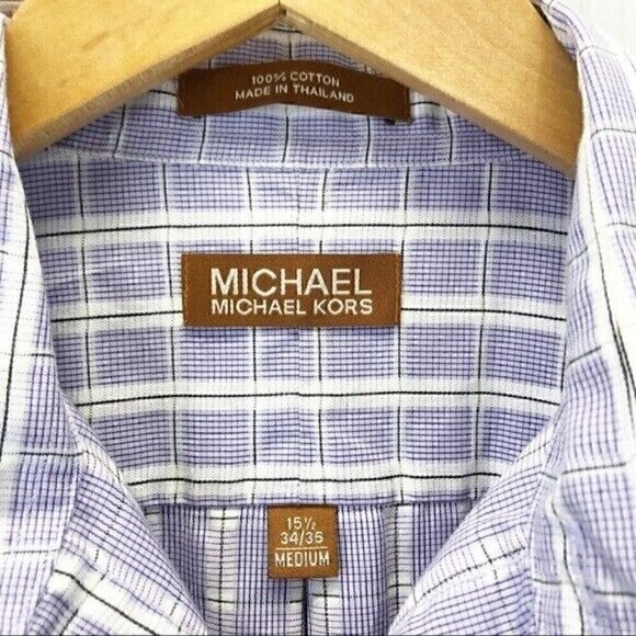 MICHAEL Michael Kors Button Down Dress Shirt ASz 15.5 / M - Picture 2 of 8